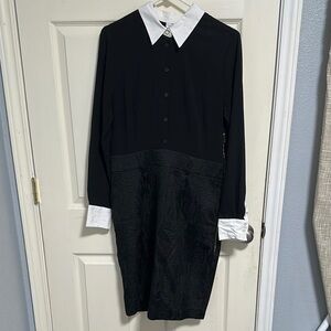 Altuzarra For Target Black Long Sleeve Dress Shirt